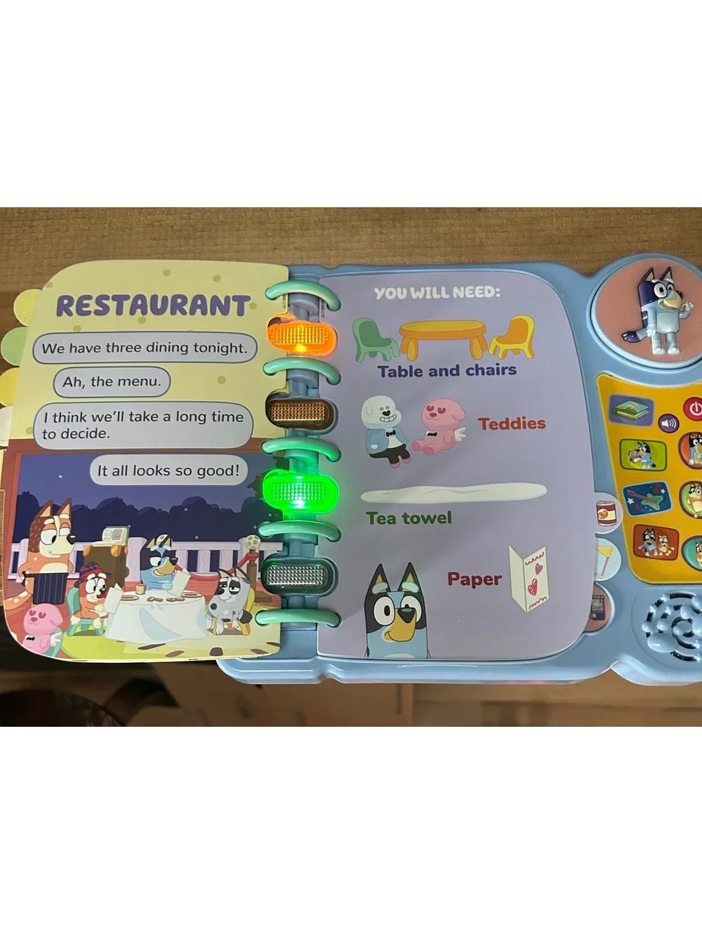 Bluey Book of Games Interactive Learning Toy